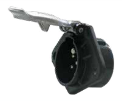 Socle de prise (ISO 1185 – Type N) 7P/24V — Sans conditionnement Erich Jaeger 111066