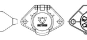 Socle de prise (ISO 1185 – Type N) 7P/24V Erich Jaeger 111307