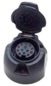 Socle de prise (ISO 11446) 13P/12V Erich Jaeger 121127