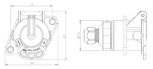 Socle de prise (ISO 12098 ADR) 15P/24V «JAEGER Basic» Erich Jaeger 141137