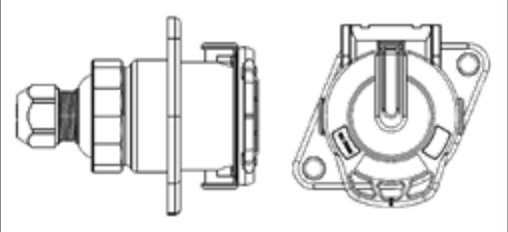 Socle de prise (ISO 25981) 7P/24V Erich Jaeger 141148