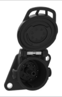 Socle de prise (ISO 7638-1) 7P/24V „JAEGER Basic“ — ABS, ADR, porte-contacts (3x 1.5mm² + 2x 4.0mm²), manchon à visser Erich Jaeger 141170