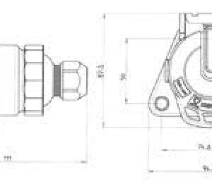 Socle de prise (ISO 7638-2 ABS, EBS, ADR) 7P/12V «JAEGER Basic» Erich Jaeger 141182