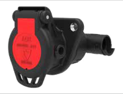 Socle de prise (ISO 7638-1 ABS, EBS, ADR) 7P/24V 100% étanche «JAEGER Expert» Erich Jaeger 141248