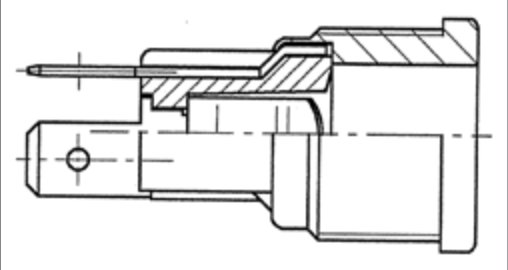 Socle de prise (ISO 4165) 2P/6-24V(16A) (Baladeuse-) Erich Jaeger 151018