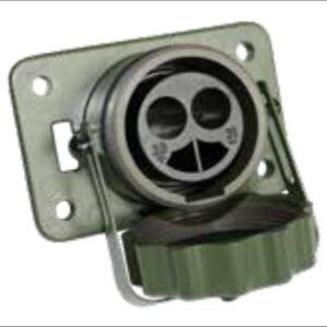 Socle de prise (VG 96917) 2P/24V(135A) — 135 A, contacts femelles à braser/sertir (35mm²) Erich Jaeger 151208