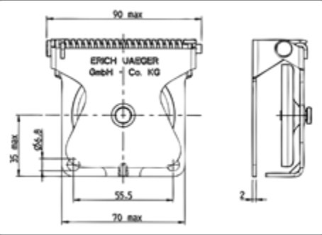 Obturateur F (VG 96923 F) 12P/24V Erich Jaeger 151222