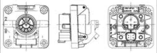 Socle de prise (ISO 11783-2) Connecteur côté tracteur – Actif 9P/12V «ISOBUS (IBBC) 150 Active» Erich Jaeger 151234