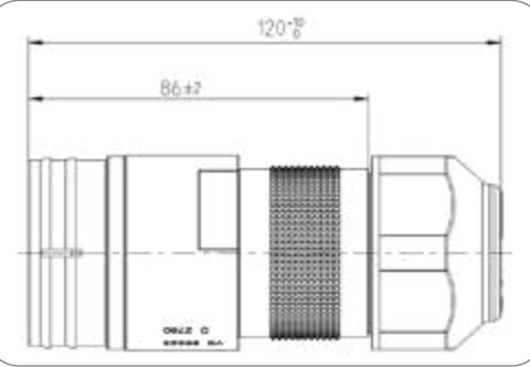 Fiche de prise (VG 96923 M-12S) 12P/24V Erich Jaeger 153108