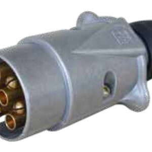 Fiche de prise (ISO 1724 – Type N) 7P/12V — neutre/sans Logo, Sans conditionnement Erich Jaeger 201053
