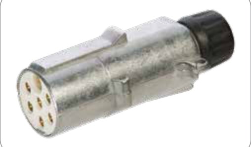 Fiche de prise (ISO 3731 – Type S) 7P/24V Erich Jaeger 211028