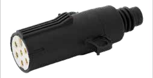 Fiche de prise (ISO 3731 – Type S) 7P/24V — 10,00mm – 12,00mm Erich Jaeger 211113