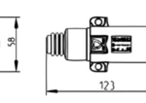 Fiche de prise (SAE J560 Auxiliary, ABS) 7P/12V Erich Jaeger 211110