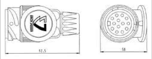 Fiche de prise (ISO 11446) 13P/12V Erich Jaeger 221014