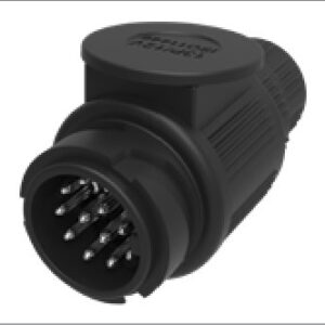 Fiche de prise (ISO 11446) 13P/12V Economy — contacts (chambres 9-13 fermées), Sachet plastique Erich Jaeger 221269