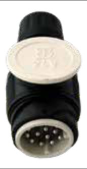 Fiche de prise (ISO 11446 – Version 24V) 13P/24V — pour câbles 13 pins Erich Jaeger 231006