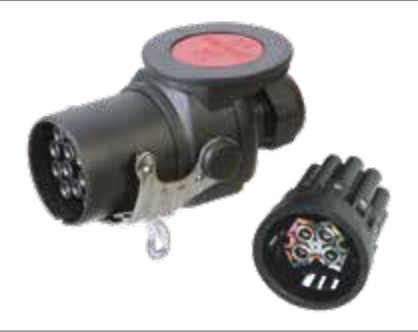 Fiche de prise (ISO 12098 ADR) 15P/24V Erich Jaeger 241010