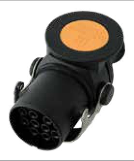 Fiche de prise (ISO 12098 – Version 13P ADR) 13P/24V — presse-étoupe, 12,00mm – 18,00mm Erich Jaeger 241058