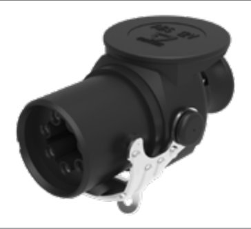 Fiche de prise (ISO 7638-2 ABS, EBS, ADR) 7P/12V — contacts femelles à sertir (2x 4,0mm² + 5x 1,5mm²), pour gaine annelée NW13 Erich Jaeger 241054