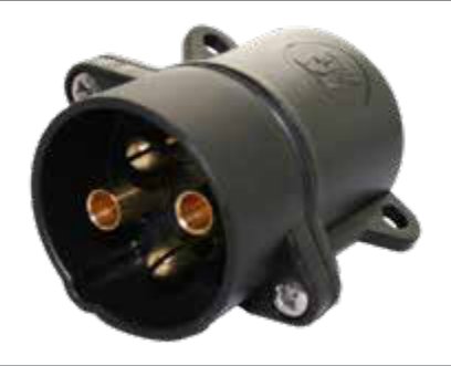 Fiche de prise (DIN 72575) 4P/6-24V — Joint, 5,00mm – 9,00mm Erich Jaeger 251011