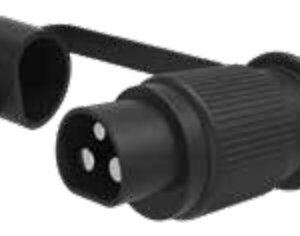 Fiche de prise (DIN 9680) 3P/6-24V(25A) — presse-étoupe, 7,00mm – 9,00mm Erich Jaeger 251100