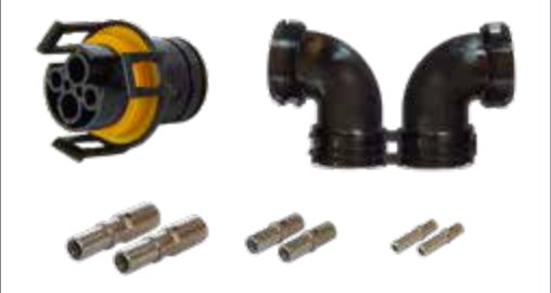 Kit connexion 4P prise ISOBUS côté tracteur Erich Jaeger 251266