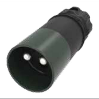 Fiche de prise (VG 96917) 2P/24V(135A) — 135 A, 35,00 mm² Erich Jaeger 251269