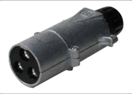 Fiche de prise (Sans norme) 3P/24V(25A) Erich Jaeger 251280