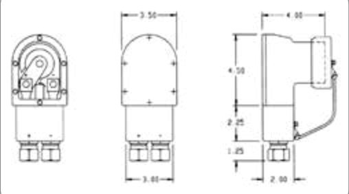 Fiche de prise (STANAG 4074 / MIL-PRF-62122) 2P/24V(500A) Erich Jaeger 251289