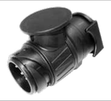 Adaptateur court du véhicule (13P/12V) vers remorque (7P/12V) Erich Jaeger 311041