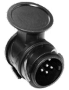 Adapatateur ultra court économique „Shorty“ du véhicule (13P/12V) vers remorque (7P/12V) Erich Jaeger 311164
