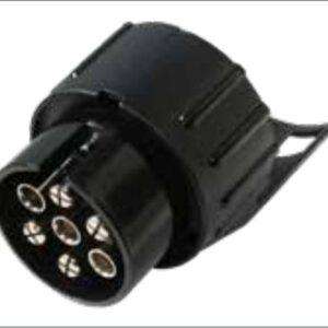 Adaptateur ultra court Economique du véhicule (7P/12V) vers remorque (13P/12V) Erich Jaeger 311188