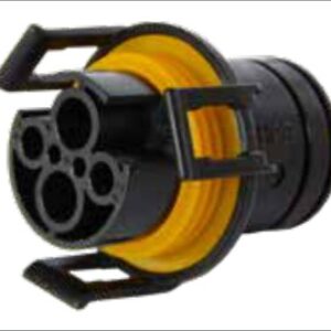 Socle de prise ISOBUS (IBBC – Breakaway Connector), côté tracteur Connecteur circulaire 4P ECU/Pass-Through pour Erich Jaeger 382167