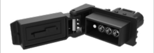 Boîtier de socle de prise (SAE J1239) 4P/12V 100% étanche «JAEGER Expert» — IP X7, IP X9K, Sachet plastique Erich Jaeger 153111