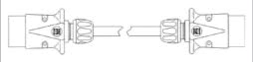 Câble (ISO 1724 – Type N) 7P/12V — 3,00 m, 6x 1,0mm² + 1x 1,5mm² Erich Jaeger 601043