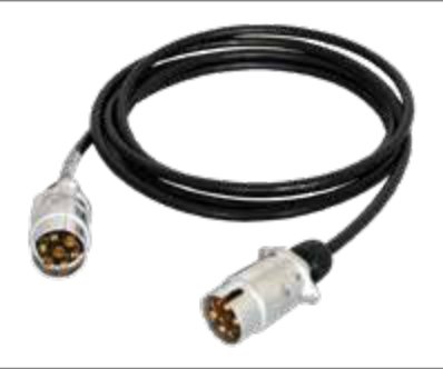 Câble (ISO 1724 – Type N) 7P/12V Erich Jaeger 601038