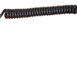 Câble spiralé (Sans norme) 5P/6-24V — 1,80 m, nickel (Ni) Erich Jaeger 611135
