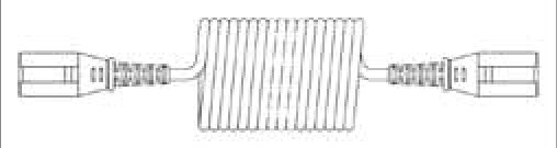 Cordon spiralé 7P/24V (ISO 3731 – Type S) — spécifications similaires à ISO 4141-4, Sachet plastique Erich Jaeger 611083