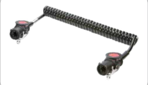 Câble spiralé (ISO 7638-1 ABS, ADR) 5P/24V — Sachet plastique Erich Jaeger 641072