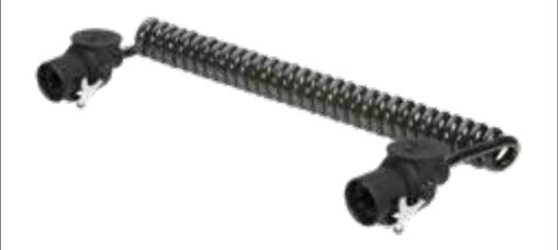 Cordon spiralé 7P/12V (ISO 7638-2) — ABS, ADR, 110,00 mm Erich Jaeger 641149