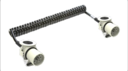 Câble spiralé (ISO 25981) 7P/24V Erich Jaeger 641244
