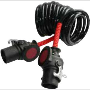 Câble spiralé (ISO 7638-1 ABS, EBS, ADR) 7P/24V Erich Jaeger 641313