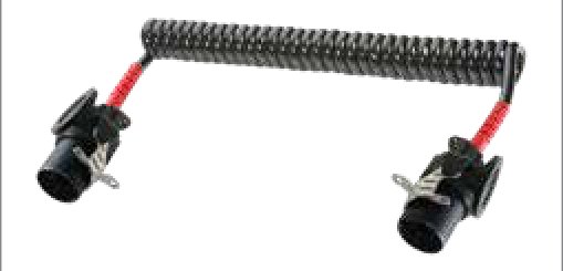 Câble spiralé (ISO 7638-1 ABS, EBS, ADR) 7P/24V «JAEGER Basic» — -40.0 – 85.0 °C, 3,50 m Erich Jaeger 641324