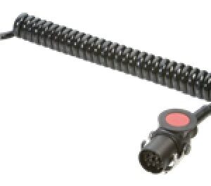 Câble spiralé (ISO 12098 ADR) 15P/24V — -40.0 – 100.0 °C, 3,00 m Erich Jaeger 641123