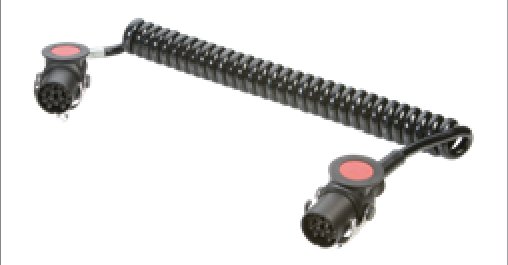 Câble spiralé (ISO 12098 ADR) 15P/24V — Sans conditionnement, 3,00 m Erich Jaeger 641158