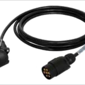 Câble (ISO 1724 – Type N) avec fiche de prise et coupleur 7P/12V (ISO 1724) 7P/12V — 10,00 m, 7x 1,5mm² Erich Jaeger 701007