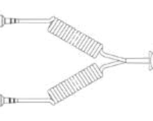 Cordon Adaptateur avec fiche de prise 15P/24V (ISO 12098) et 2x fiches de prise 7P/24V en aluminium (ISO 1185 + ISO 3731) Erich Jaeger 711122