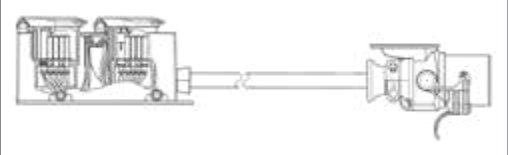 Boîtier adaptateur avec câble avec fiche de prise 15P/24V (ISO 12098) et 2x socles de prise 7P/24V (ISO 1185 + ISO 3731) Erich Jaeger 711131