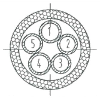 Câble 5P/ABS nu Erich Jaeger 784973