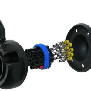 Socle prise 13 pôles 12V étanche ISO 11446 Erich Jaeger 121314